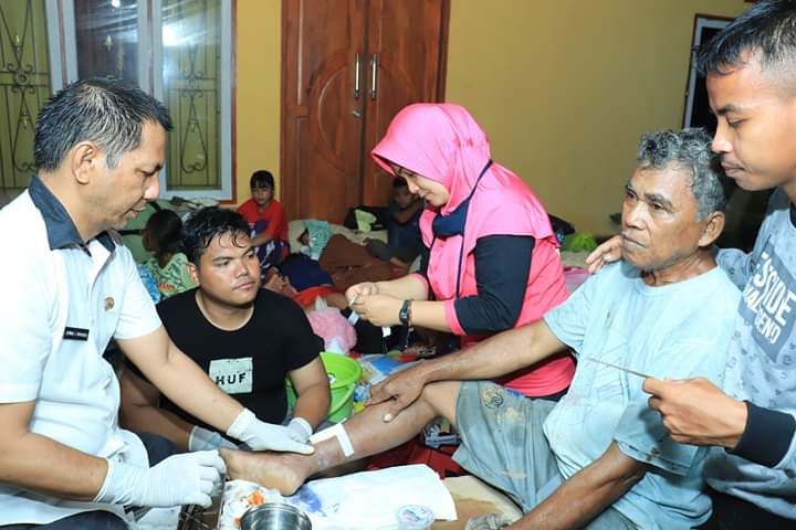 Dinkes Bolmut Intensifkan Pelayanan Kesehatan kepada Warga Terdampak Banjir