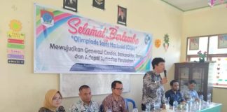 Kadis Dikbud Boltim Resmi Membuka OSN Tingkat Kabupaten