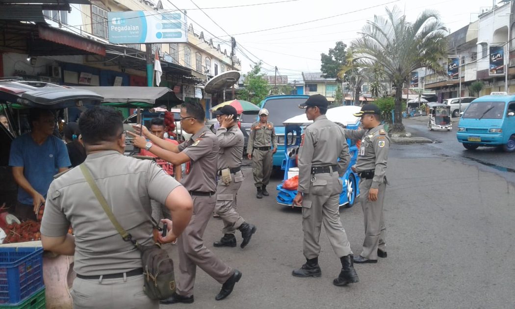 Satpol-PP Kotamobagu Kembali Tertibkan Pedagang Pasar