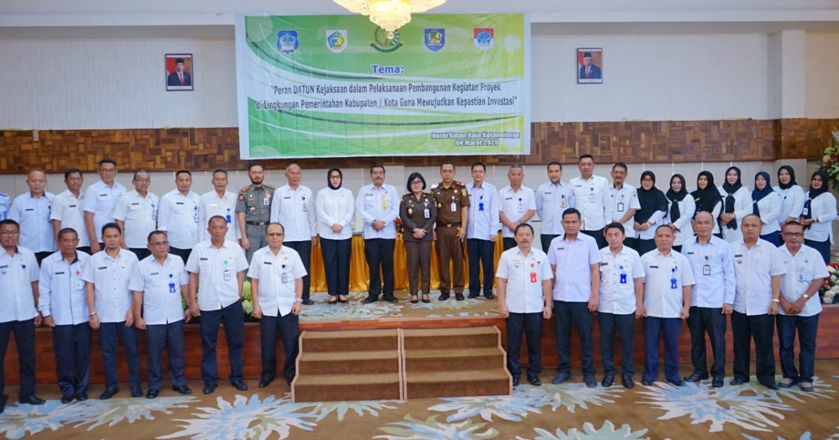 Wali Kota Kotamobagu Hadiri Sosialisasi Peran DATUN Kejati Sulut