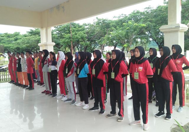 64 Peserta Ikut Seleksi Tahap III Paskibra Bolmut Tahun 2020