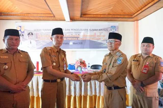 Pemanfaatan 26 Unit Rumah Khusus Nelayan Resmi Diserahkan ke Pemdes Pintadia