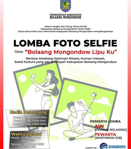 Meriahkan HUT ke-66 Kabupaten Bolmong, Diskominfo Gelar Lomba Selfie