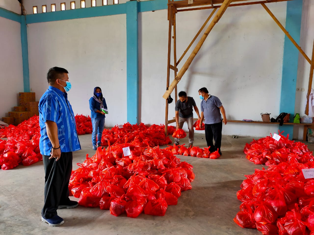 Nayodo Pantau Kesiapan Penyaluran Bantuan Sembako Pemkot Kotamobagu
