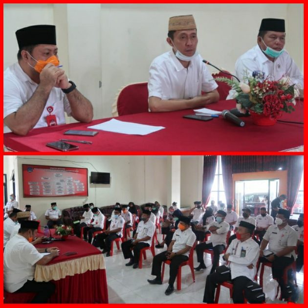 Pemkab Bolsel Gelar Rapat Persiapan Panyaluran Sembako kepada Mayarakat Terdampak Pandemi Covid-19