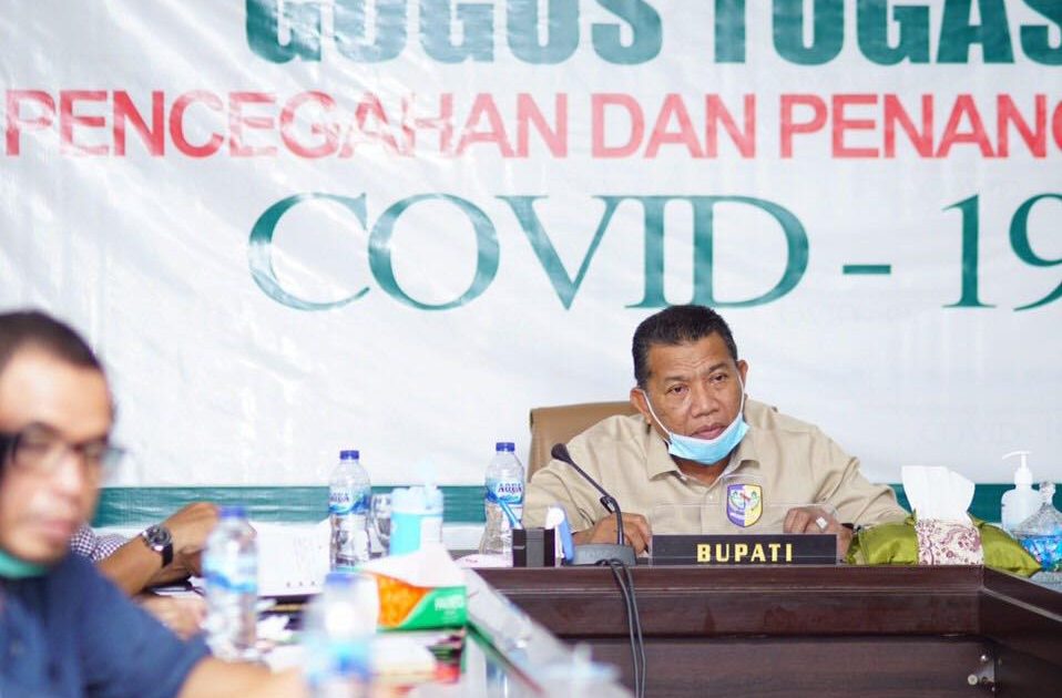 Bupati Bolmut Mengikuti Rapat Bersama Sejumlah Menteri Melalui Video Conference