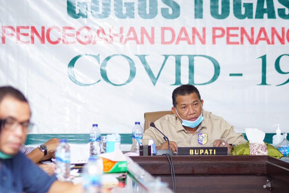 Bupati Bolmut Mengikuti Rapat Bersama Sejumlah Menteri Melalui Video Conference