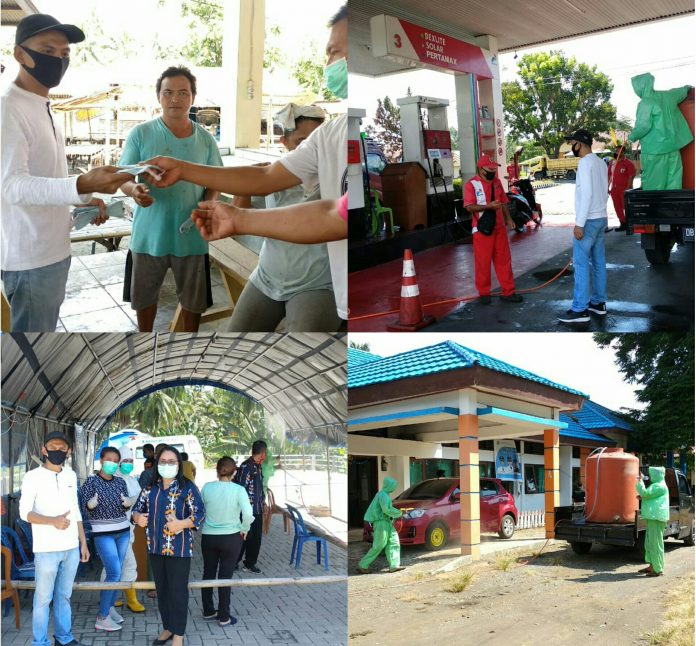 Cegah Penyebaran Covid-19 di Bolmong, Legislator Muda Ini Bagi-bagi Masker