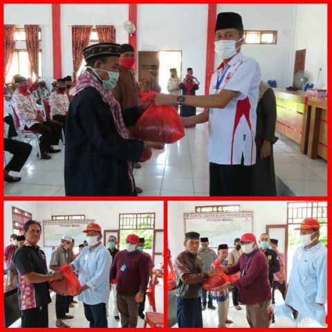 Kamis (7/5/2020), giliran para pegawai syar’i dan pimpinan jemaat di Kecamatan Bolaang Uki, dan Pinolosian Bersatu menerima penyaluran paket sembako dari Pemerintah Daerah Kabupaten Bolsel (Bolaang Mongondow Selatan)