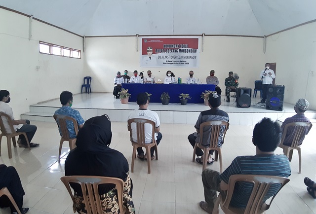 Jargon “Orang Desa Sehat Kuat” Viral di Bolmong, Warga Yakin Covid-19 Tumbang Desember Nanti