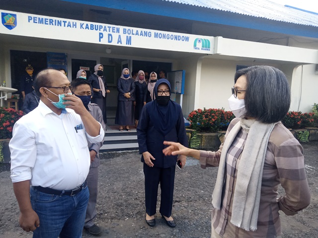 Bupati Lakukan Sidak di PDAM Bolmong
