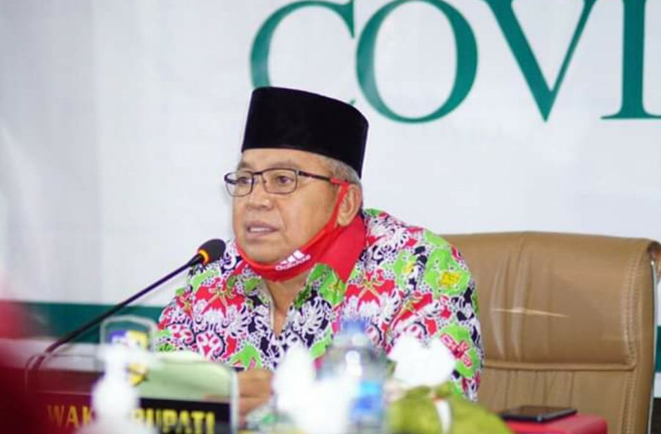 Wakil Bupati Bolmut Virtual Meeting Bersama Balai BPOM Manado