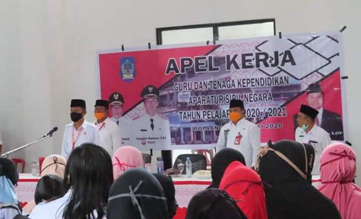 Ini yang Ditegaskan Bupati Saat Memimpin Apel Kerja Bersama Guru dan Tenaga Pendidikan