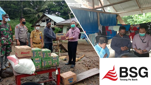 Bank SulutGo Mopuya Salurkan Bantuan untuk Warga Korban Banjir Dumoga