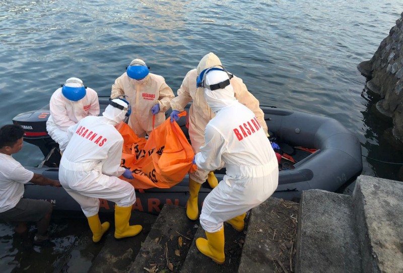 2 Hari Hilang Saat Memanah Ikan,Jenazah Pria Asal Bailang Manado Ditemukan