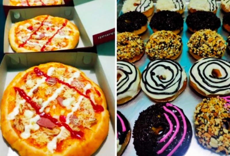 Roti dan Pizza Guru Asal Moyag Ini Laris Manis