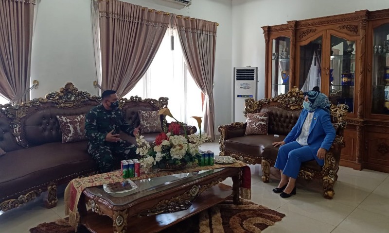 Wali Kota Kotamobagu Terima Kunjungan Dandim 1303 Bolmong