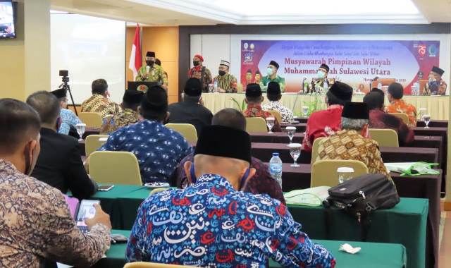H2M Sampaikan Harapan dan Ucapan Terima Kasih Saat Menghadiri Muswil Muhammadiyah Sulut
