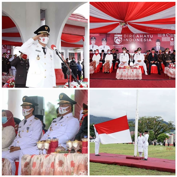 Peringatan Hari Kemerdekaan ke -75 RI di Kabupaten Bolsel (1)