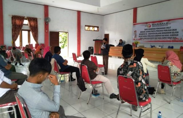 Bawaslu Bolsel Gelar Rakor Matangkan Pengawasan Coklit