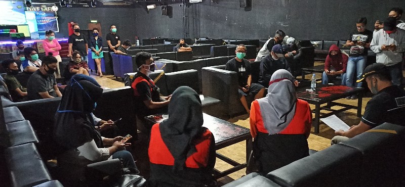 SatPol-PP dan DP3A Kotamobagu Mendatangi D'Love Cafe