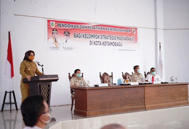 Wali Kota Kotamobagu Buka Diklat Kewirausahaan