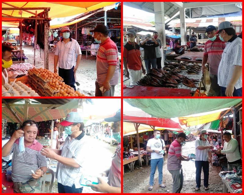 Pjs Bupati Bolsel Pantau Harga Bahan Pokok di Pasar Tradisional Soguo