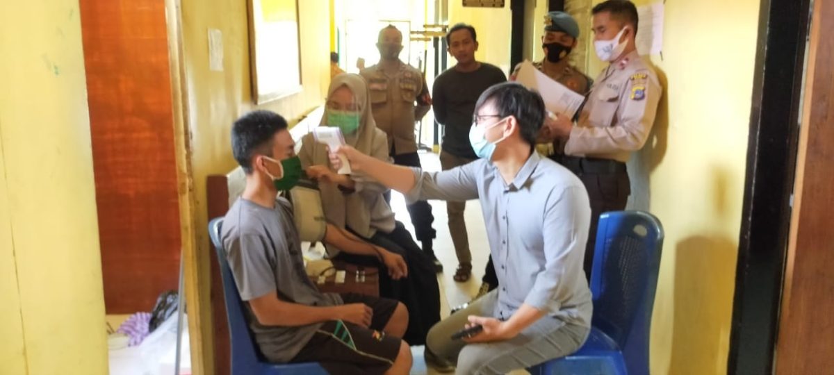 Urkes Polres Buol Cek Kondisi Kesehatan Tahanan