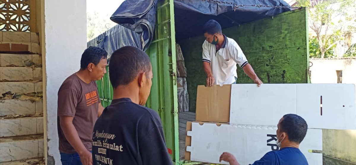 301 Kotak Suara Pilgub Sulteng Tiba Di KPU Buol