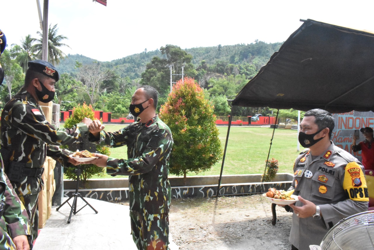 Dirgahayu Brimob, Kapolres Buol Dan Kapolres Tolitoli Berikan Surprise