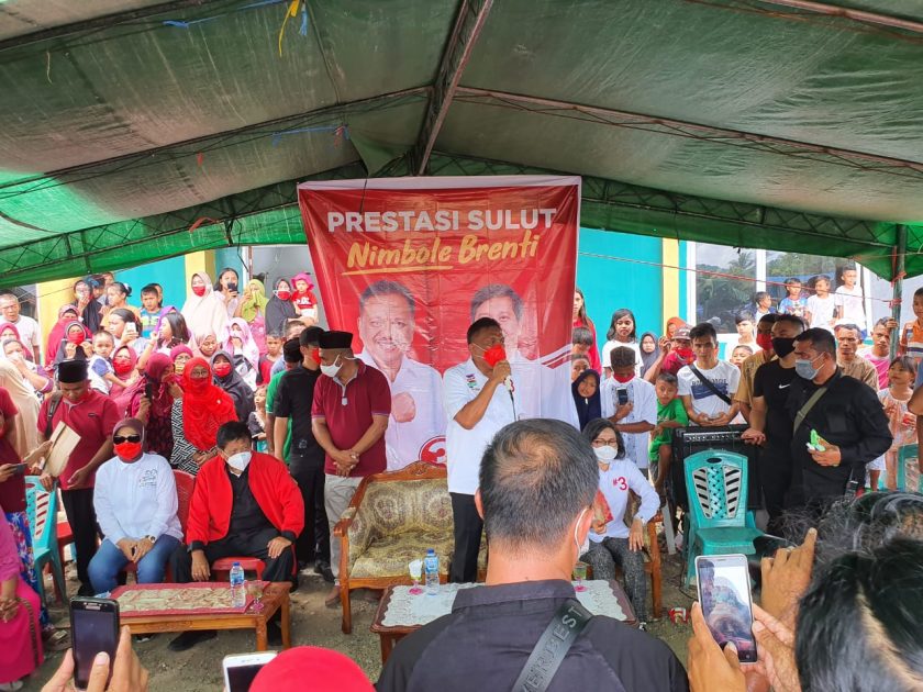 Turun ke Bolmong, Olly Dondokambey Bantu Masjid di Sangtombolang