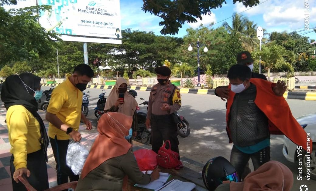 Tim Gabungan Berikan Sanksi 54 Warga Tak Pakai Masker