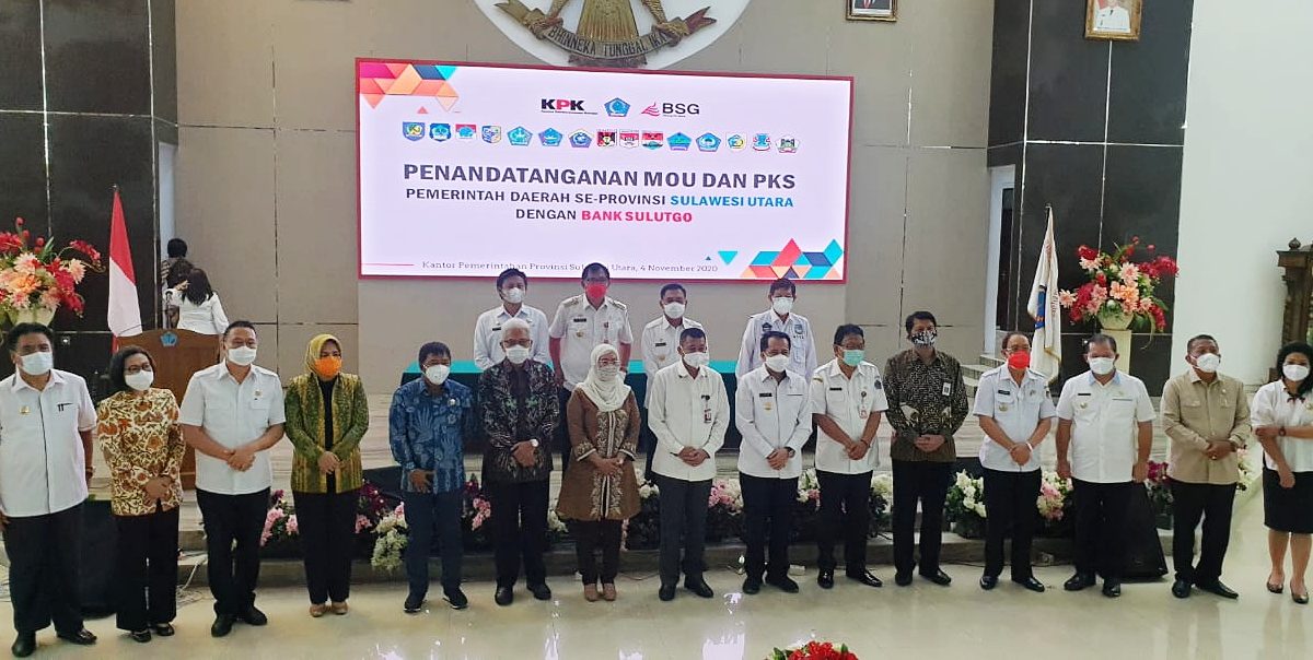 Wali Kota Kotamobagu Teken MoU dan PKS Dengan Bank SulutGo