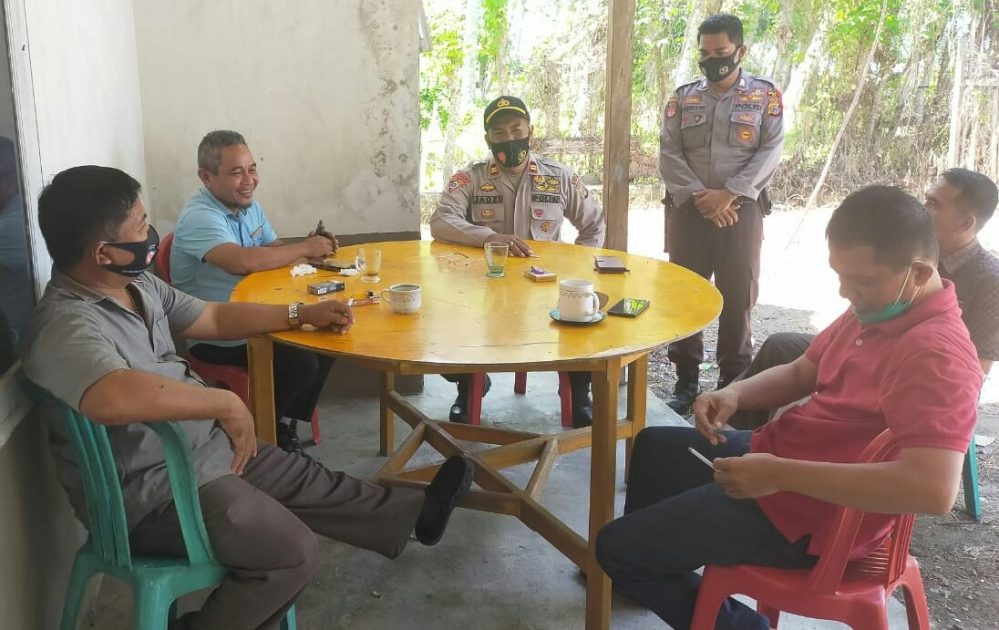 Bawaslu Buol Terima Audiens Kapolsek Biau