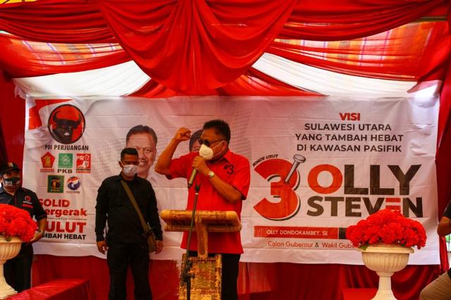 Cagub Olly Dondokambey Teguhkan Komitmen Membangun Sulut