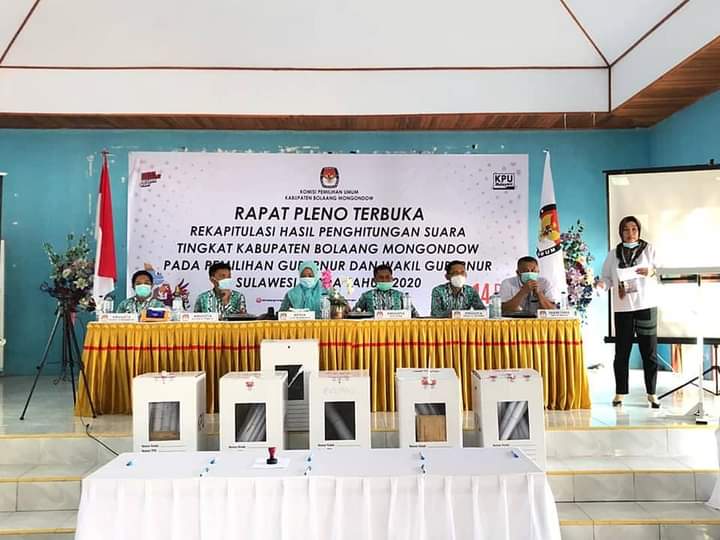 Rapat Pleno KPU, Petahana OD-SK Unggul di Bolmong