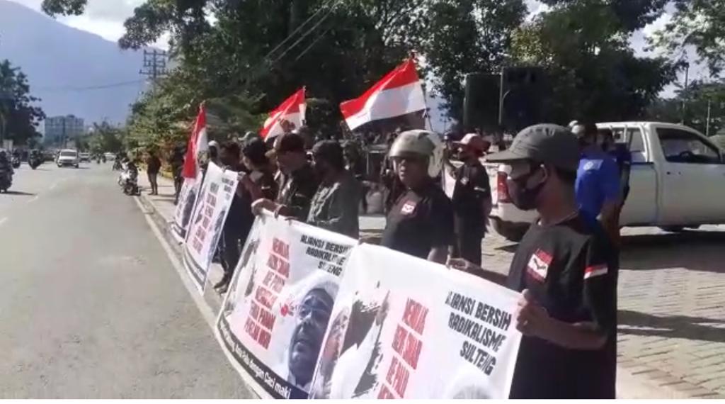 Gelar Unjuk Rasa, ABR Sulteng Menilai Ceramah Rizieq Shihab Diwarnai Provokasi