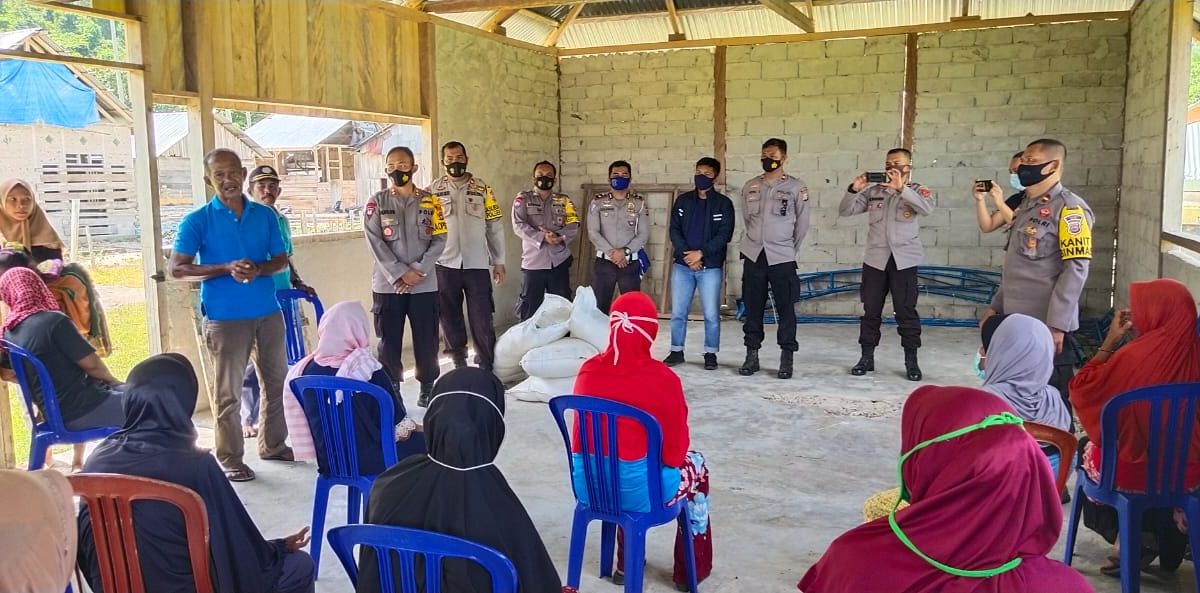 Polres Buol Salurkan Beras Bantuan Dari Mabes Polri