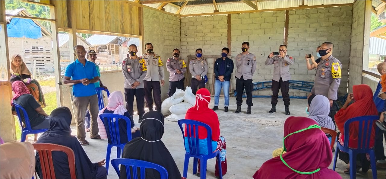 Polres Buol Salurkan Beras Bantuan Dari Mabes Polri
