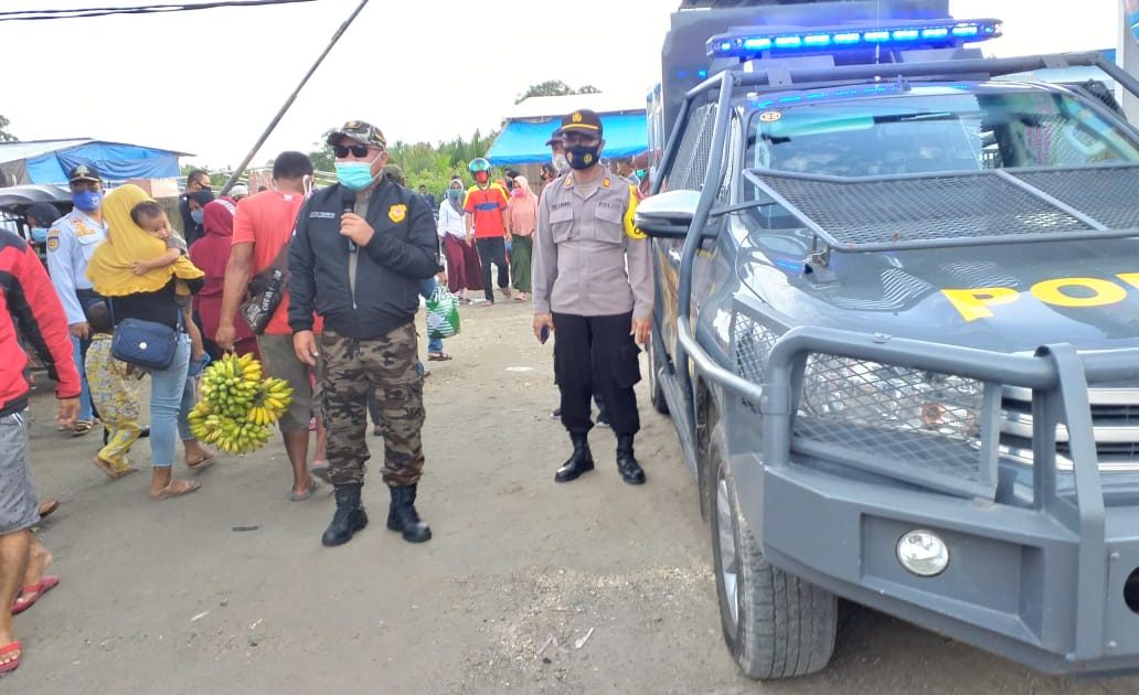 Cegah Klaster Nataru, Polres Buol-Forkopimda Sosialisasi SE Bupati