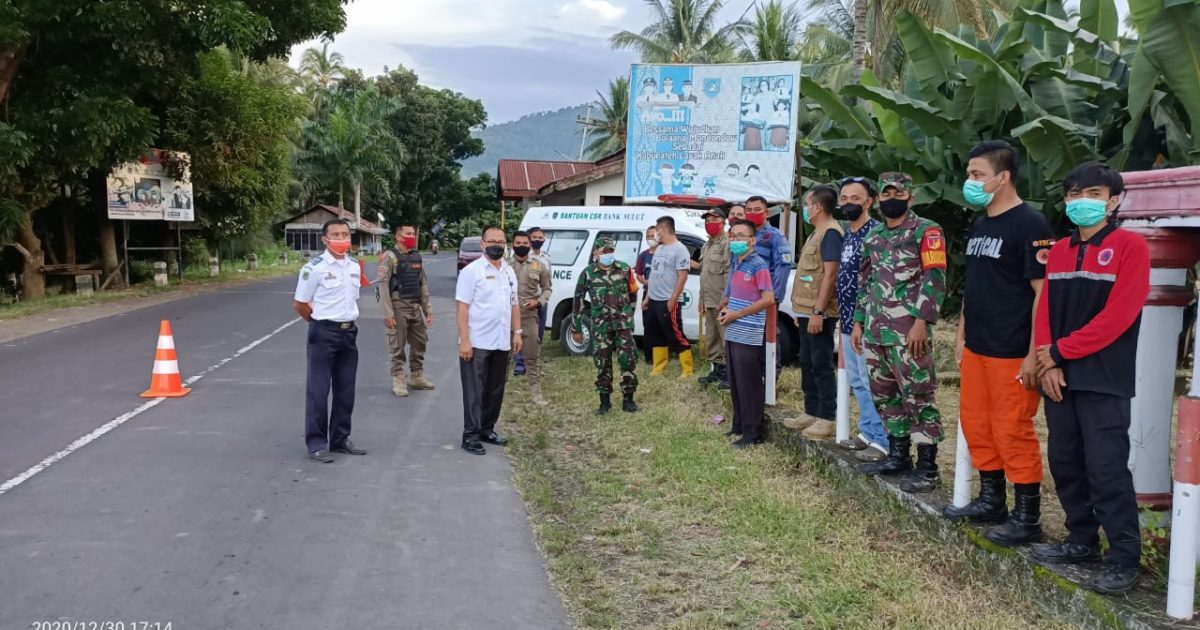 Perbatasan Bolmong Dijaga Ketat, Warga Melintas Wajib Membawa Hasil Rapid Antigen
