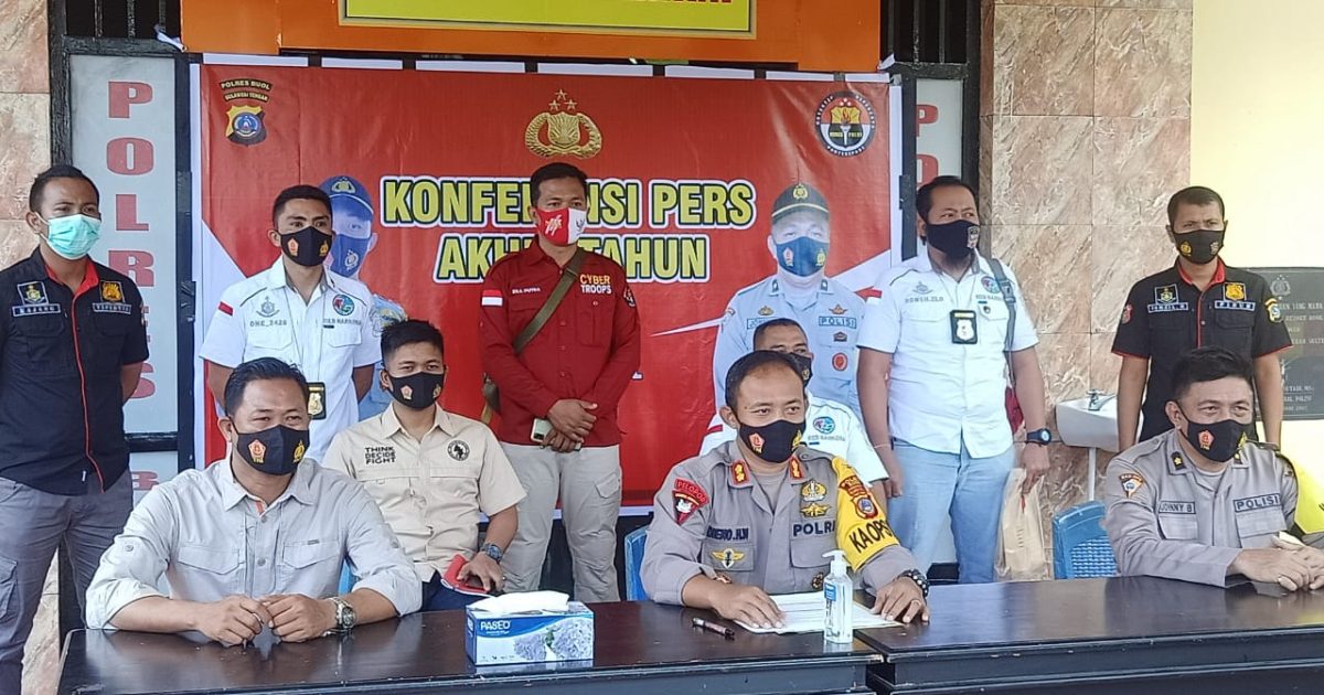 Sepanjang Tahun 2020 Polres Buol Tangani 563 Perkara