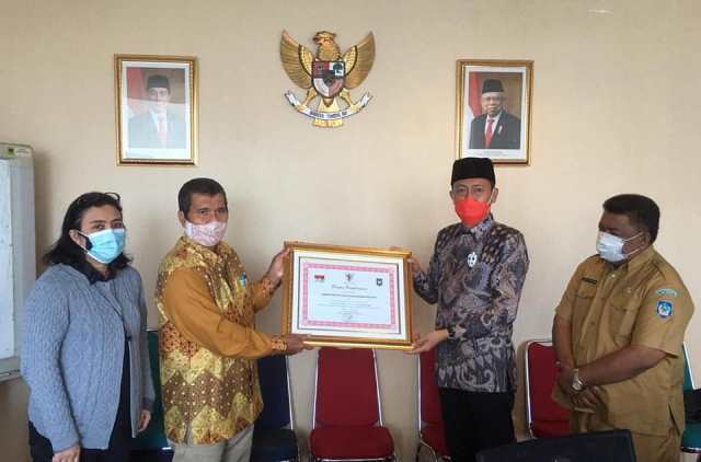 Pemkab Bolsel Raih Penghargaan Atas Prestasi Penyelenggaraan Pemerintahan Daerah