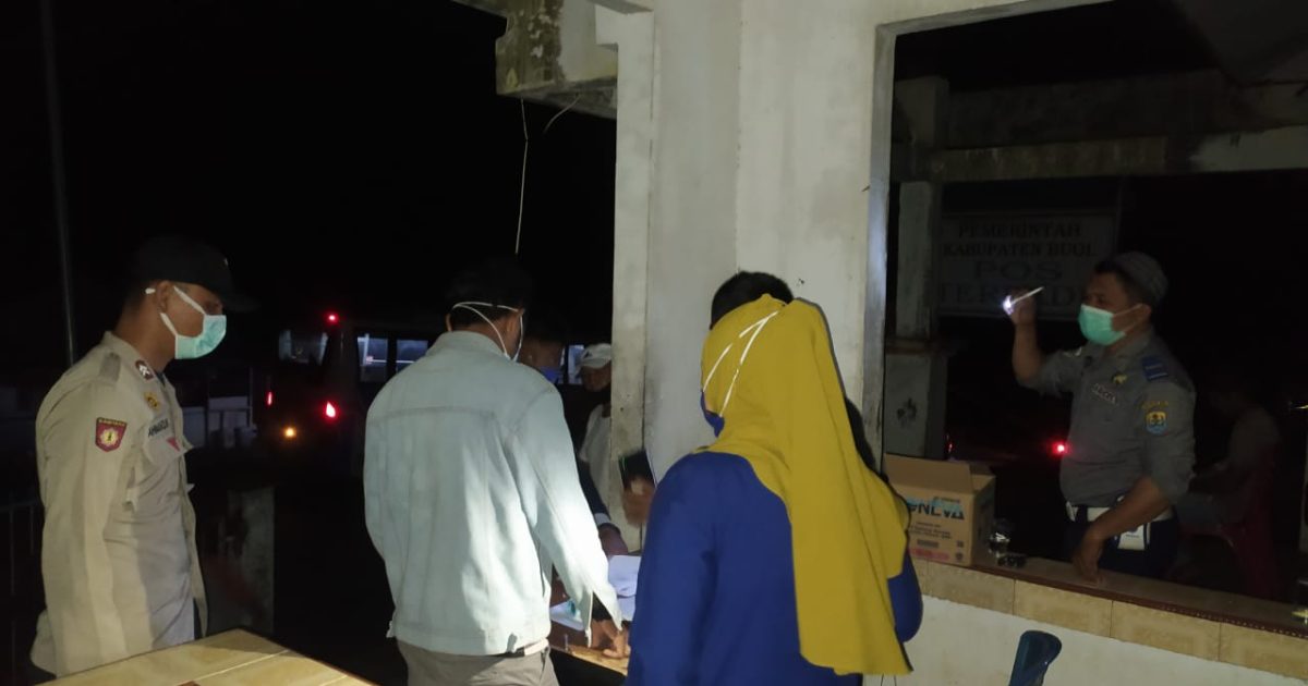 Polsek Paleleh Dampingi Satgas Covid-19 Perketat Perbatasan