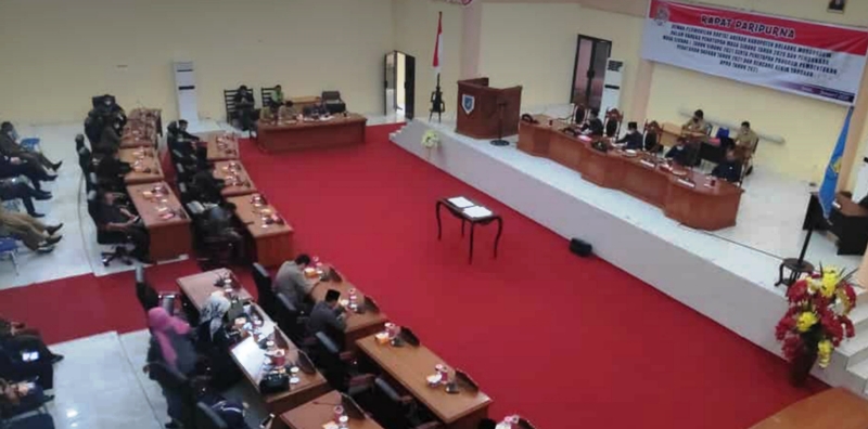 DPRD Bolmong Gelar Rapat Paripurna Perdana Tahun 2021 dengan Agenda Buka Tutup Masa Sidang