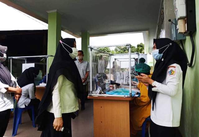 Dinkes Kota Kotamobagu Lakukan Pengawasan Vaksinasi Covid-19