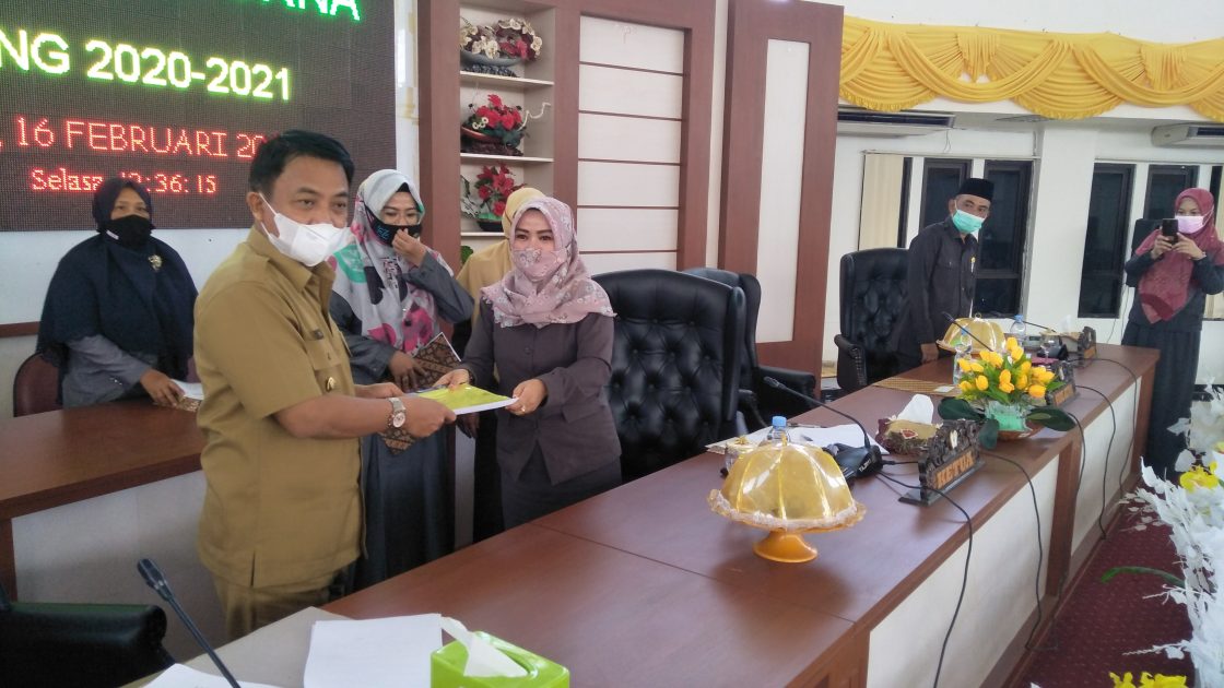 DPRD Buol Rapat Paripurna Penyampaian Laporan Hasil Reses