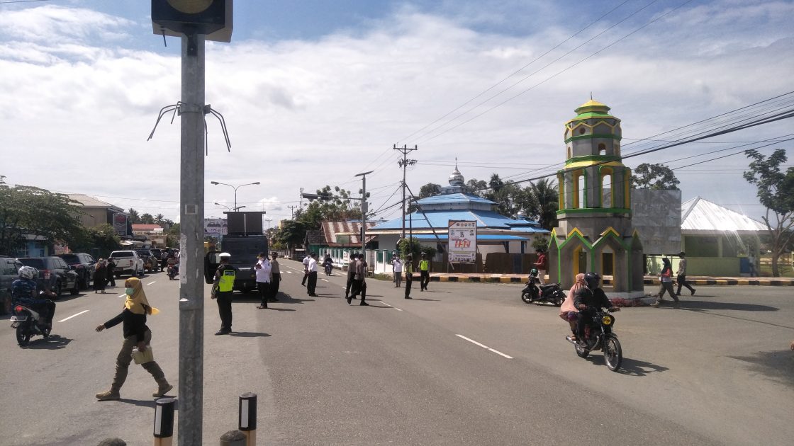 Wabup Buol dan Kapolres Turun Langsung Cegah Covid-19