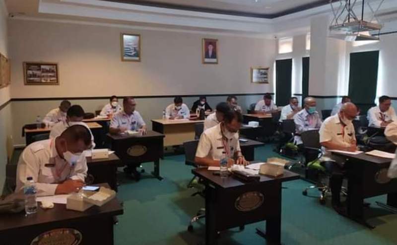 18 Pejabat Bolmong Ikut Job Fit di Kantor BKN Manado