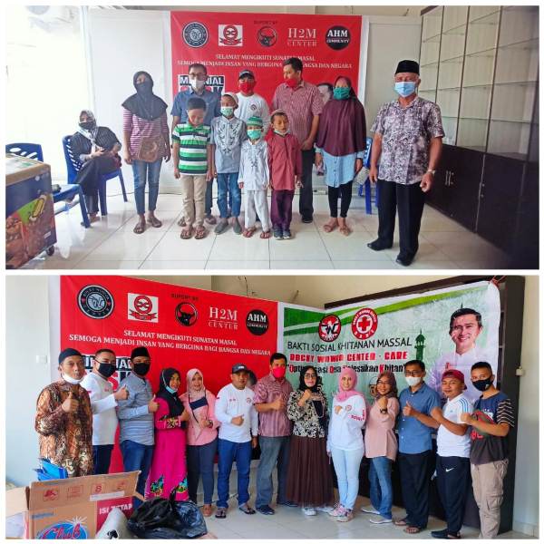 AHM Community Bersama H2M Center dan Organisasi Sayap PDI-P Gelar Khitanan Massal